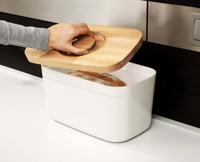 Joseph Joseph Bread Bin broodtrommel Rechthoekig Wit Bamboo, Kunststof - thumbnail