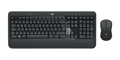 Toetsenbord en draadloze muis Logitech MK540 Qwerty UK Wit Zwart Zwart/Wit