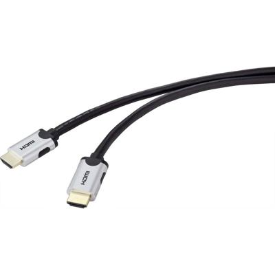 SpeaKa Professional SP-9063172 HDMI-kabel HDMI Aansluitkabel HDMI-A-stekker, HDMI-A-stekker 2.00 m Zwart 8K UHD