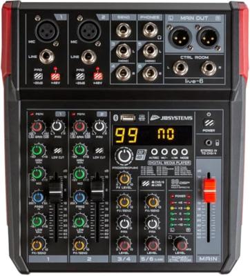JB Systems LIVE-6 Analoge mixer JB Systems LIVE-6 Analoge mixer