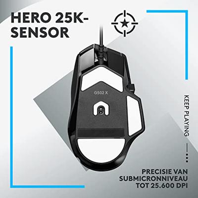 Logitech G502 X Gaming Muis - thumbnail