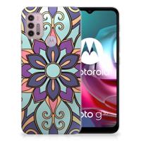 Motorola Moto G30 | G10 | TPU Case | Purple Flower - thumbnail
