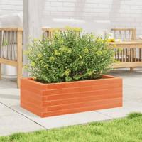 VidaXL Plantenbak 70x40x23 cm massief grenenhout wasbruin - thumbnail