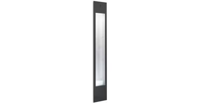 Sunshower Pure XL 2.0 Black Infrarood Inbouwapparaat 19.9x123.8x10 cm Aluminium Zwart