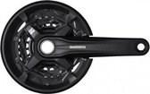 Shimano Crankstel 40/30/22 9v hollowtec2 mt2103