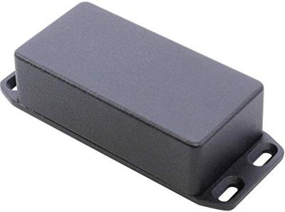 Hammond Electronics 1590G2FLBK Universele behuizing 100 x 50 x 31 Aluminium spuitgietwerk Zwart 1 stuk(s)