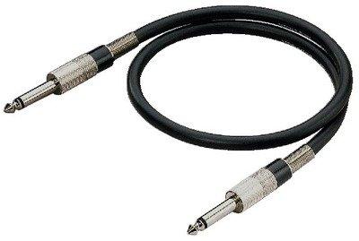 Monacor 0060470 Jackplug Audio Verbindingskabel [1x Jackplug male 6,3 mm (mono) - 1x Jackplug male 6,3 mm (mono)] 3 m Zwart