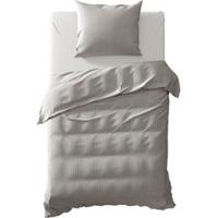 Yellow Yellow Oxford Dekbedovertrek 140x200/220 Dark Grey - thumbnail