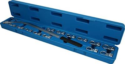 Brilliant Tools BT571060 V-snaar en spanrolsleutelset, 15-delig Brilliant Tools BT571060 V-snaar en spanrolsleutelset, 15-delig