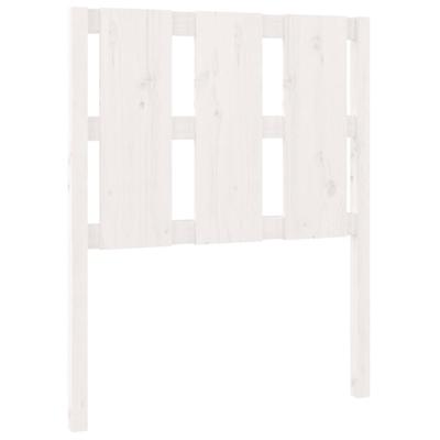Hoofdbord 80,5x4x100 cm massief grenenhout wit
