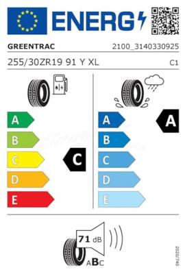 GREENTRAC Zomerbanden 255/30 ZR 19 XL TL 91Y QUEST-X BSW