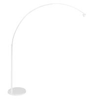 Steinhauer BooglampSparkled Light wit met strokleurige kap - 3785W - thumbnail