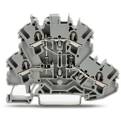 WAGO 2002-2214/1000-490 Klem 2-etages 50 stuk(s)