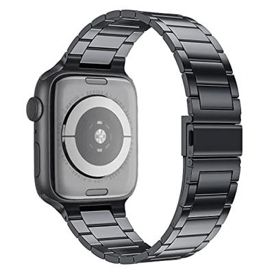 Stalen schakelband - Space Grey - Geschikt voor Apple watch 38mm / 40mm / 41mm / 42mm Stalen schakelband - Space Grey - Geschikt voor Apple watch 38mm / 40mm / 41mm / 42mm