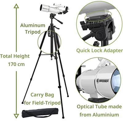 BRESSER Classic 70/350 Refractor Telescope