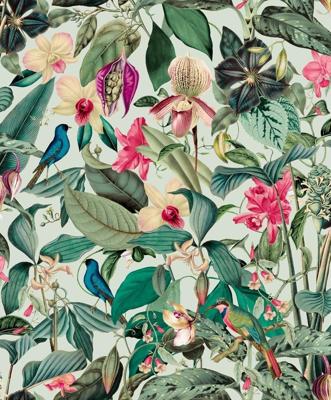 Novamur Mona Behang bladeren vogels - 81684