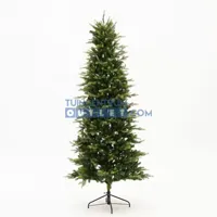 Everlands Kunstkerstboom Grandis slim fir h240cm groen - thumbnail