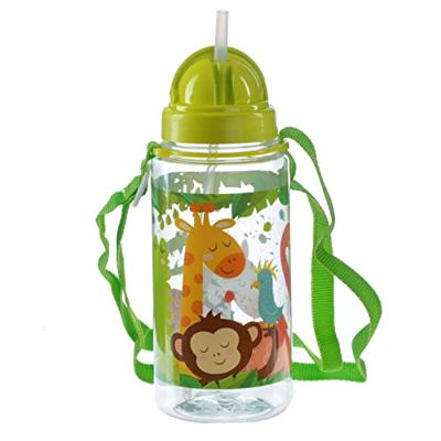 Zoo Duurzame BPA-vrij 450ml Kinder Waterfles Rietje