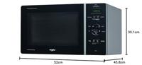 Whirlpool MCP 347 SL Combimagnetron Zilver - thumbnail