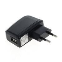 Compacte stopcontact USB adapter - 2A - zwart - thumbnail