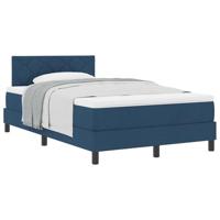 Boxspringbed met Matras Blauw 120x200 cm Stof - thumbnail