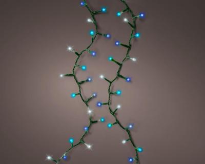 LED compact twinkel lights 750 groen blauwe multi lampjes