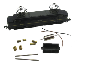 micromotor NM004C motor ombouwset voor Minitrix NS 1200