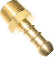 Gimeg Slangpilaar 1/2 inch buiten messing - thumbnail