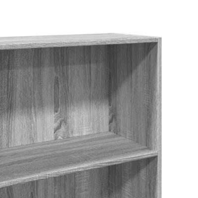 Boekenkast 60x30x189 cm bewerkt hout grijs sonoma eikenkleurig Boekenkast 60x30x189 cm bewerkt hout grijs sonoma eikenkleurig