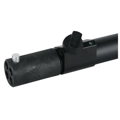 Wentex Pipe and drape staander 120-180cm zwart