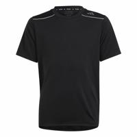 T-Shirt met Korte Mouwen voor kinderen Adidas Aeroready Zwart - Maat: 11-12 Jaar - thumbnail