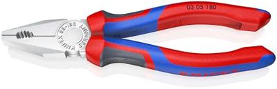 Knipex Kombitang verchroomd met meer-componentengrepen 180 mm - 0305180 - thumbnail