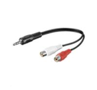 Microconnect audalhf02 kabel audio zwart - thumbnail