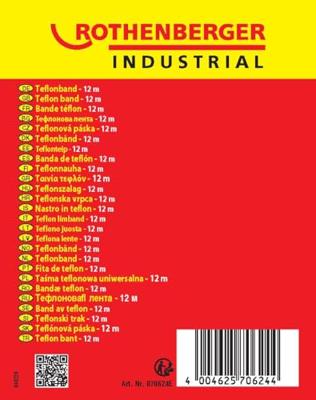 Rothenberger Teflontape in dispenser, 12m - ROT070624E ROT070624E Rothenberger Teflontape in dispenser, 12m - ROT070624E ROT070624E