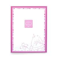 Vierkante knuffel 27 cm kersenkonijn - DOUDOU ET COMPAGNIE rozen - thumbnail