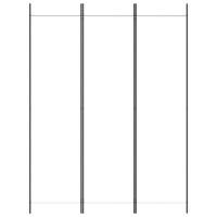Kamerscherm met 3 panelen 150x200 cm stof wit - thumbnail