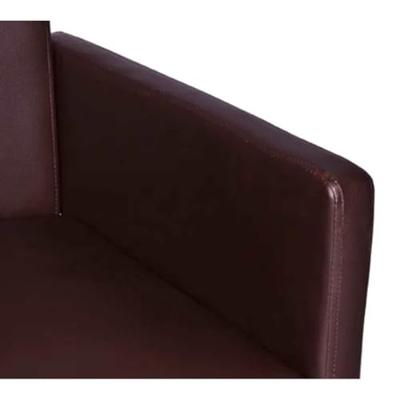 VidaXL Eetkamerstoelen 2 st kunstleer bruin