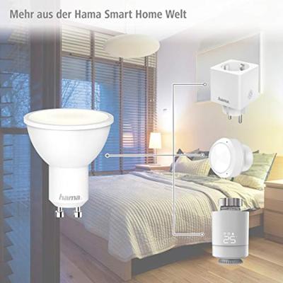 Hama Wifi-ledlamp GU10 5,5W Zonder Hub Voor Spraak-/app-bediening Wit
