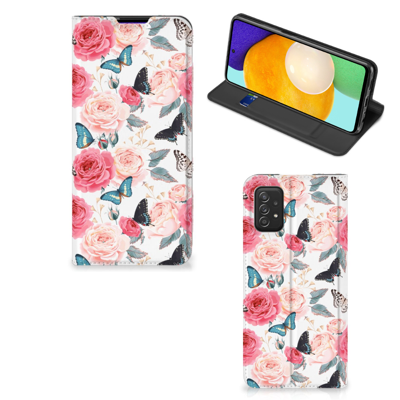 Samsung Galaxy A03s Smart Cover Butterfly Roses Samsung Galaxy A03s Smart Cover Butterfly Roses
