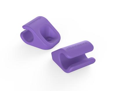 Allocacoc 66.0004PP kabelklem Paars 8 stuk(s) Allocacoc 66.0004PP kabelklem Paars 8 stuk(s)