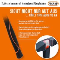 Picard Bankhamer | 800 g lengte 355 mm steellengte 355 mm | 3C-kunststof steel | 1 stuk - 0032700-0800 0032700-0800 - thumbnail