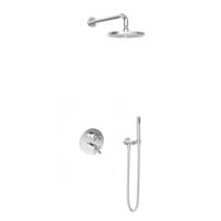 Hotbath Thermostatische Inbouw Douche Set Chap Met 2 -Weg-Stop-Omstel Ibs 3A - Chroom - thumbnail