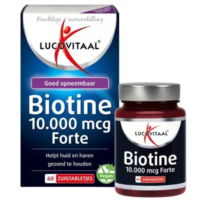 Lucovitaal Biotine 10.000 mcg Forte Zuigtabletten Lucovitaal Biotine 10.000 mcg Forte Zuigtabletten