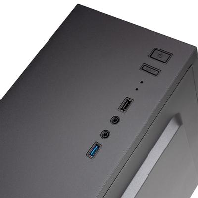 ATX Semi-toren BehuizingMars Gaming MC100 Zwart - thumbnail