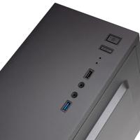 ATX Semi-toren BehuizingMars Gaming MC100 Zwart - thumbnail