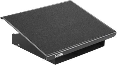 Desq voetensteun, metaal, 3 hoogte standen, heavy duty, zwart Desq voetensteun, metaal, 3 hoogte standen, heavy duty, zwart