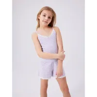 Name it meisjes pyjama set - Heirloom Lilac - Kinder shortama biologisch katoen - thumbnail