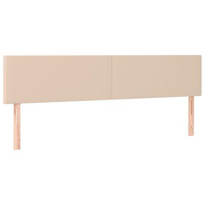 Boxspring met matras kunstleer cappuccinokleurig 180x200 cm - thumbnail