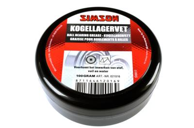 Simson kogellagervet zwart