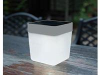 Lutec Table Cube LED-Solarlamp (grijs) - thumbnail